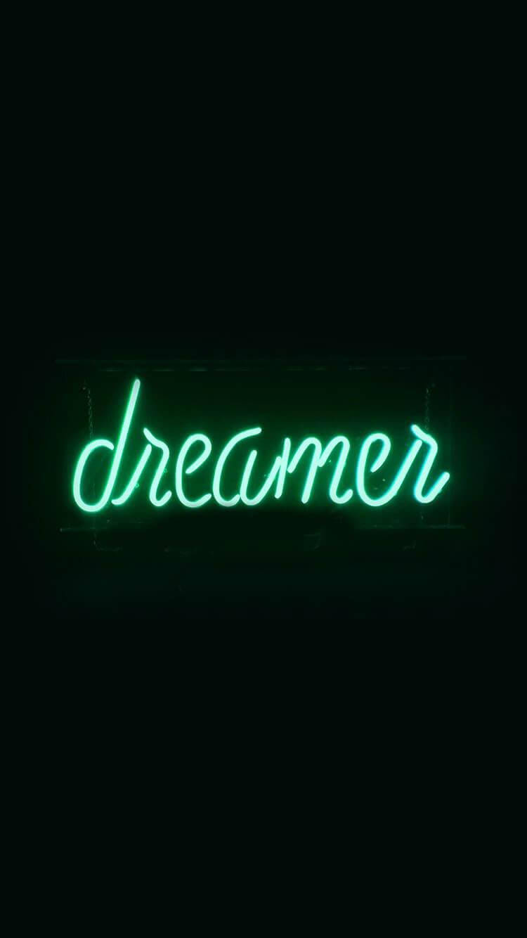 Cool Aesthetic Green Dreamer Wallpaper
