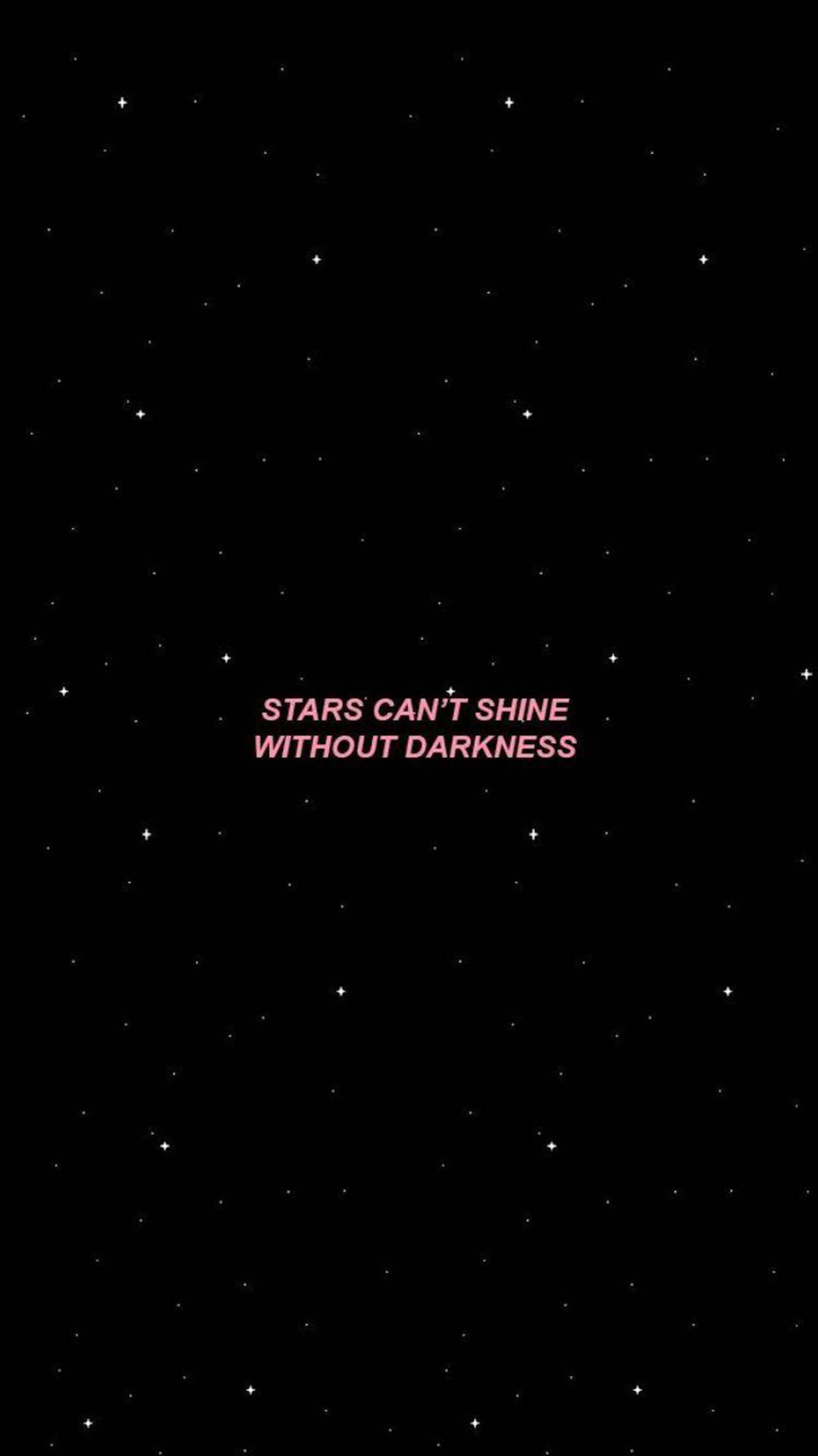 Cool Aesthetic Stars Quote Wallpaper
