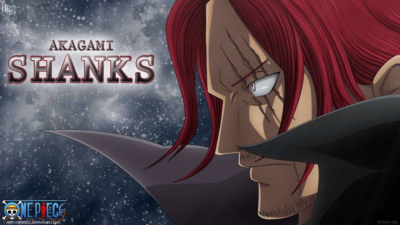 Cool Akagami Shanks One Piece Wallpaper