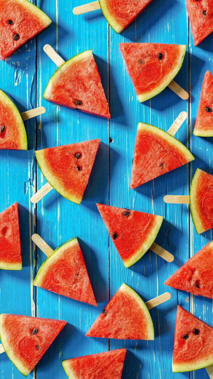Cool And Cute Summer Watermelon Pattern Wallpaper
