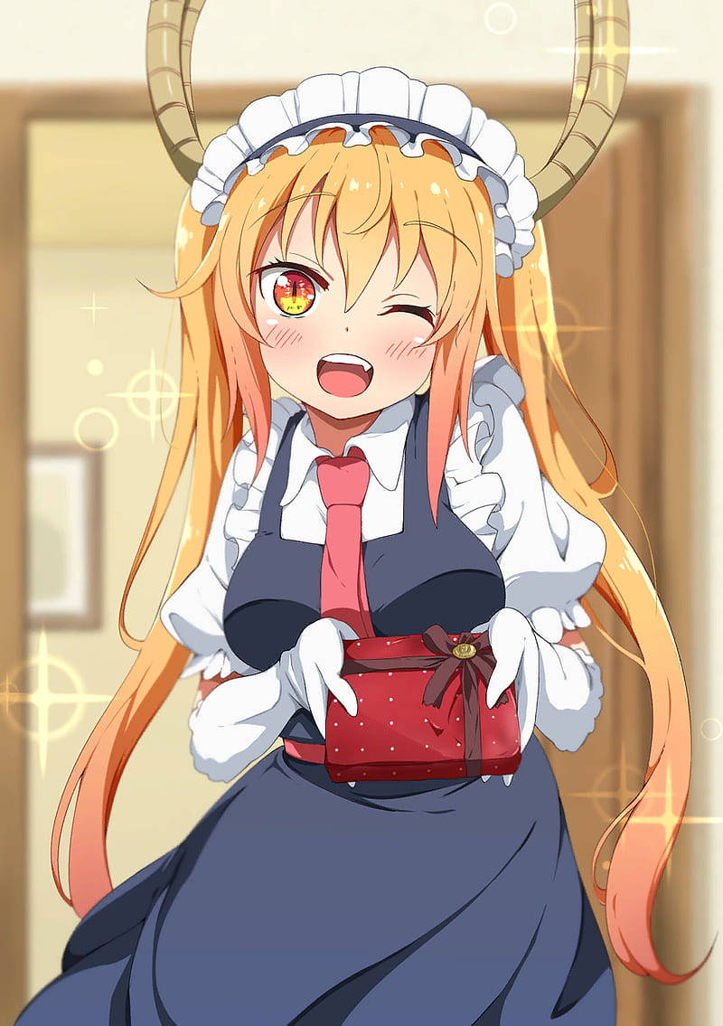 Cool Anime Girl Pfp Maid Tohru Wallpaper