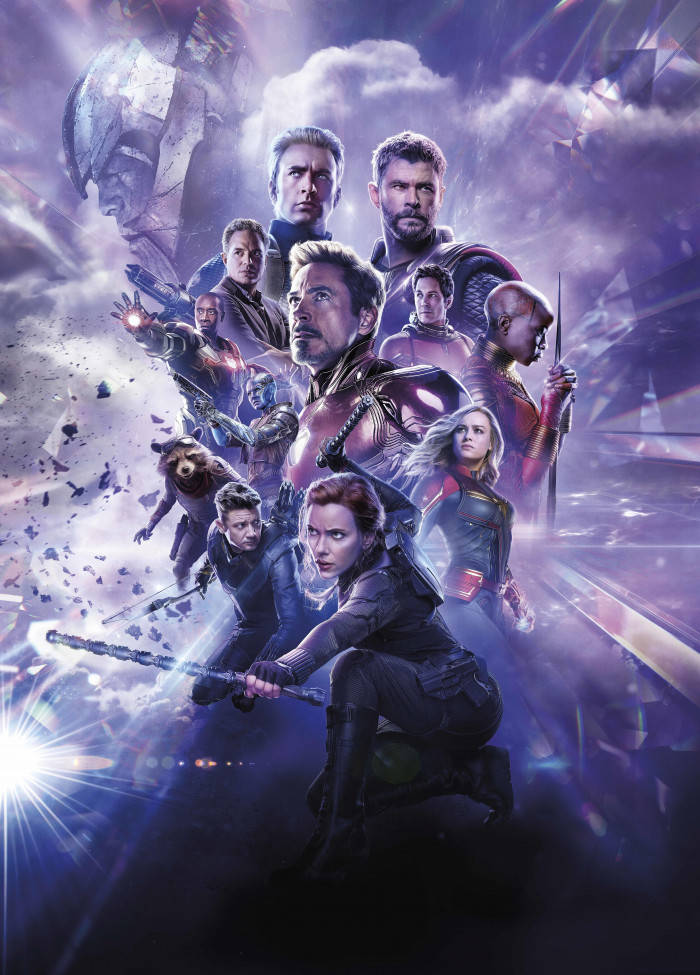 Cool Avengers Purple Theme Wallpaper