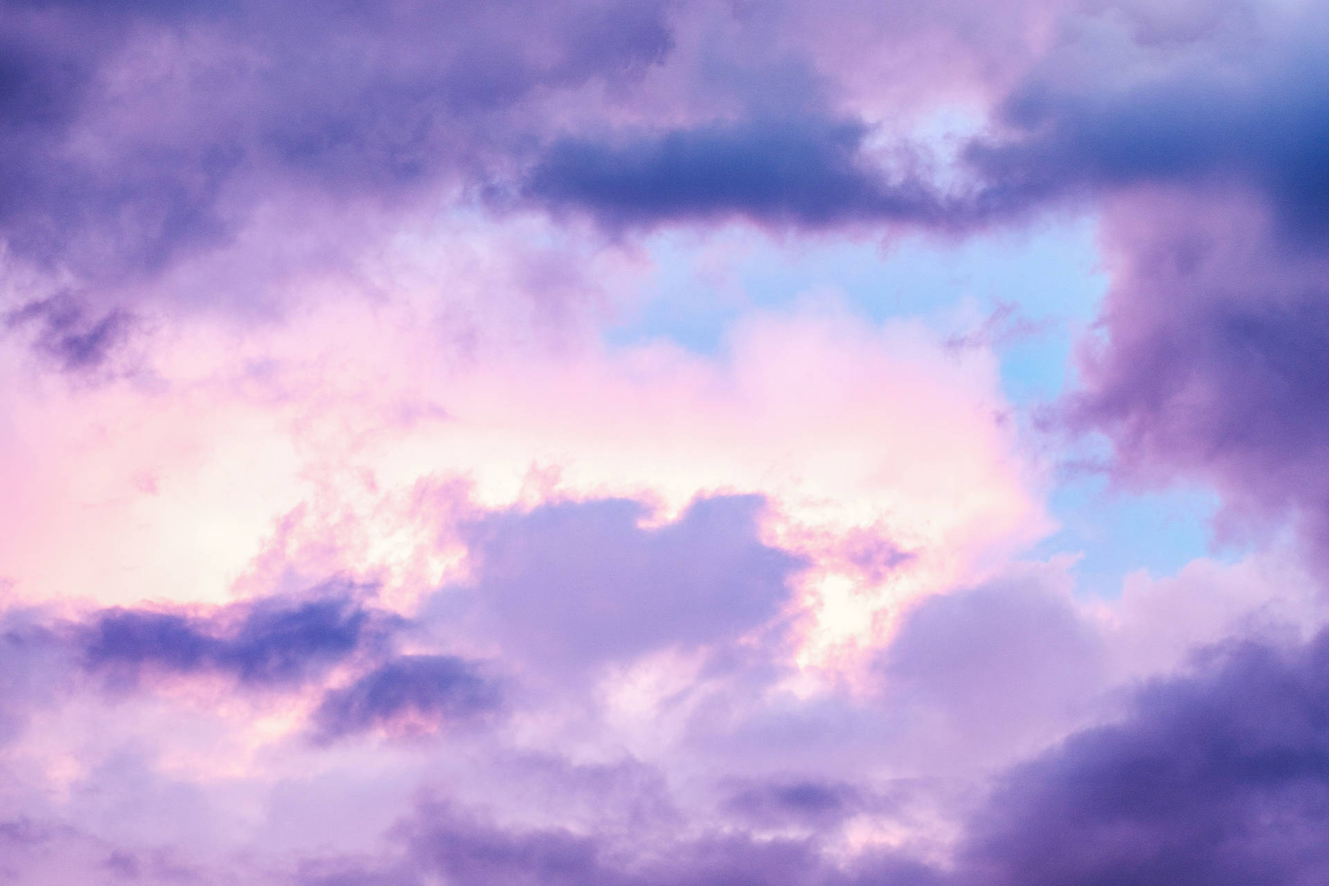 Cool Background Purple Sky Wallpaper