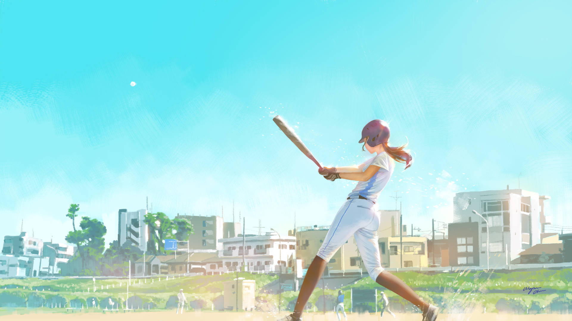Cool Baseball Anime Wallpaper