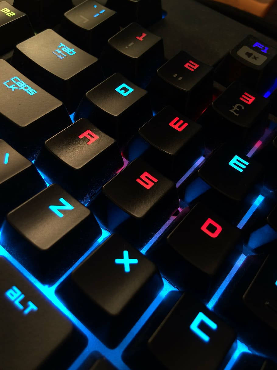 Cool Close Up Computer Keyboard Wallpaper