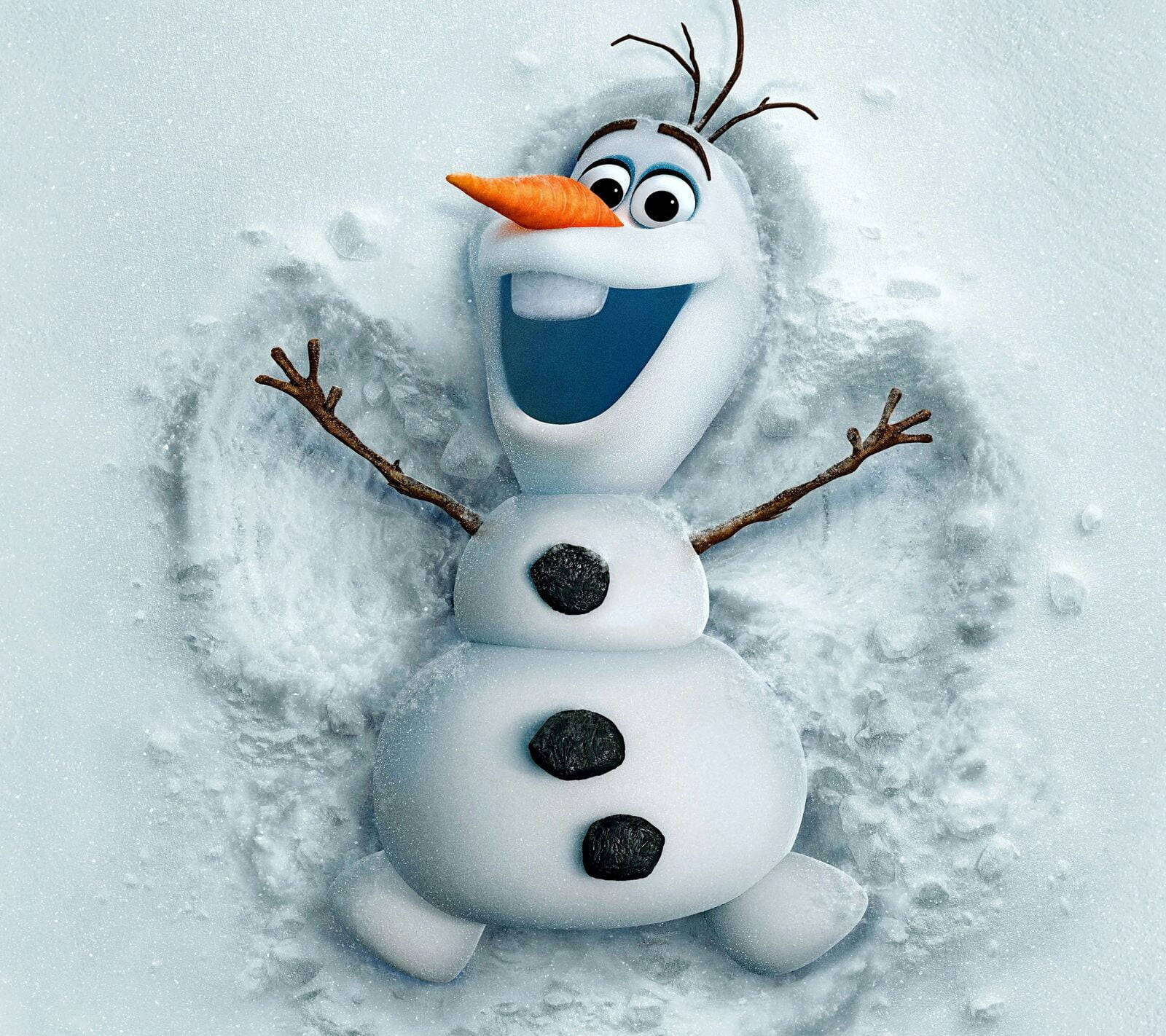 Cool Cute Playing Olaf Wallpaper