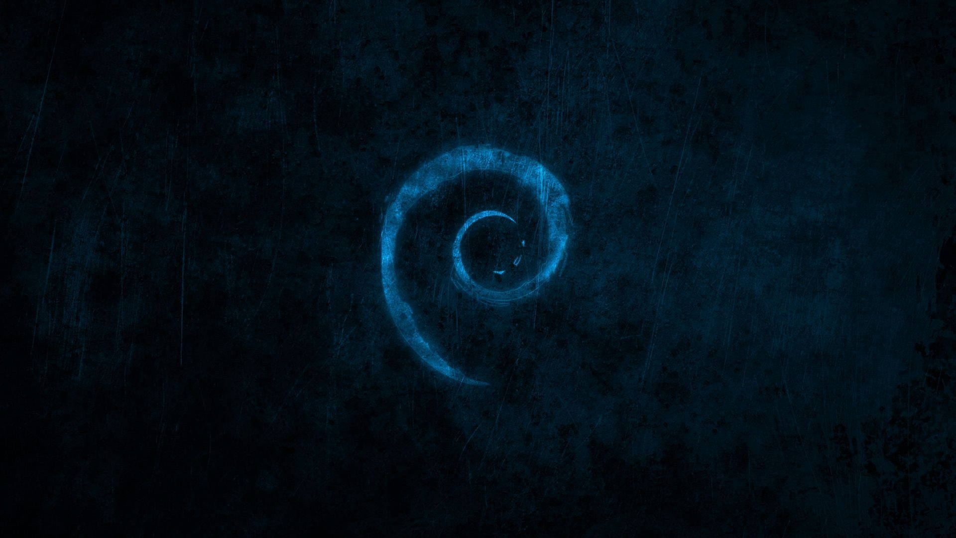 Cool Dark Blue Spiral Twirl Wallpaper