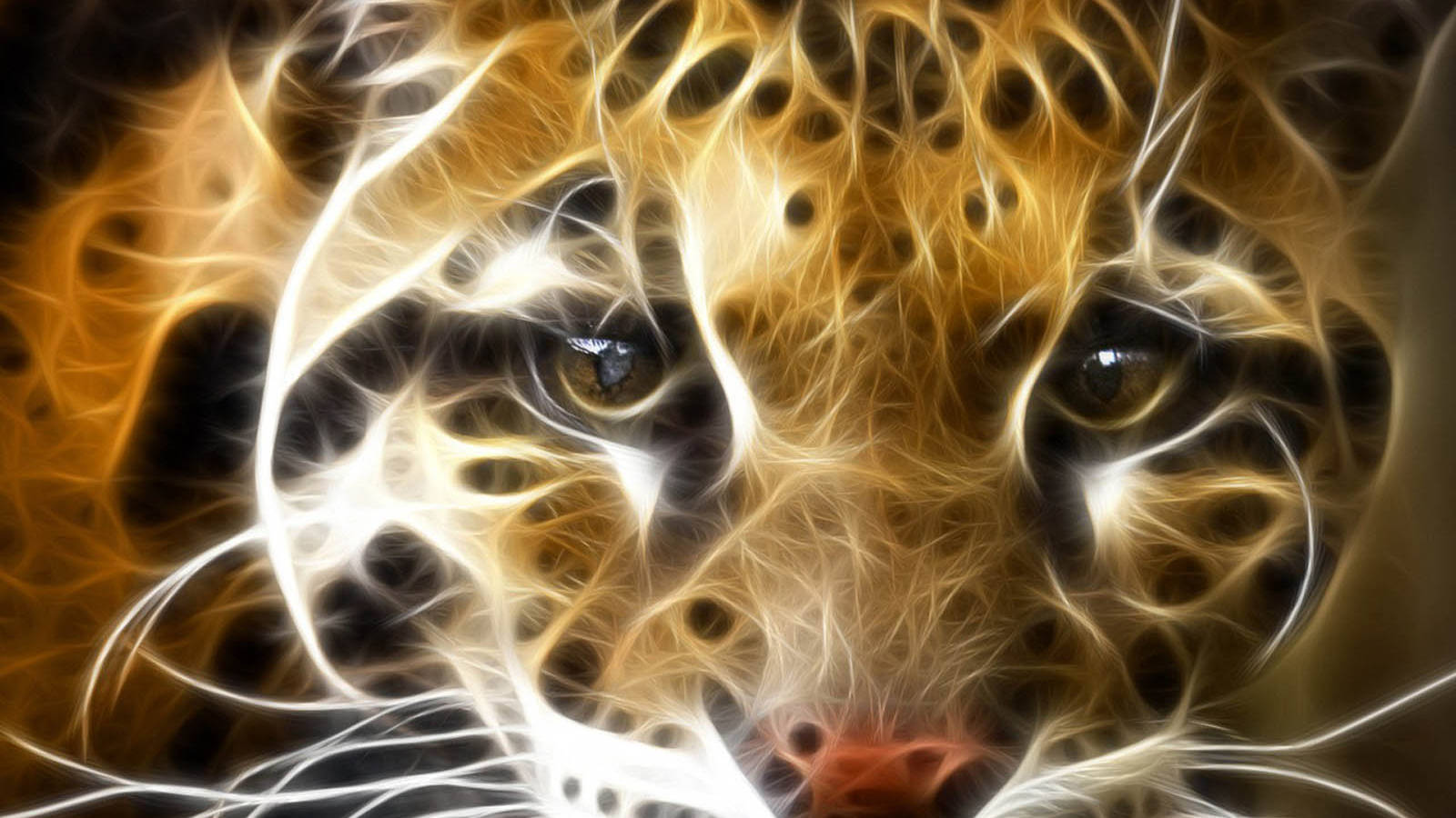 Cool Digital Art Of Young Tiger Wallpaper