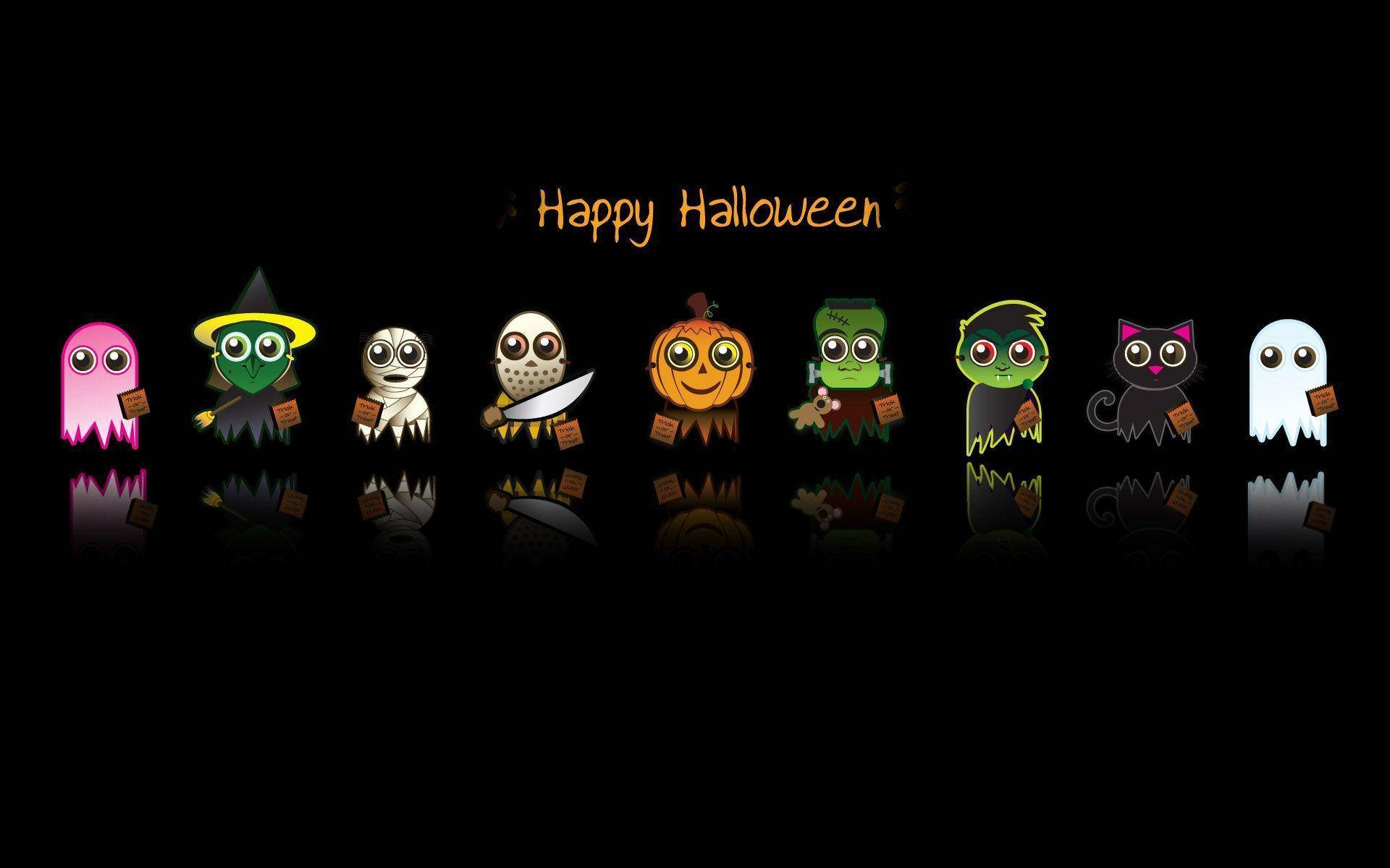 Cool Funny Halloween Character Desktop Wallpaper
