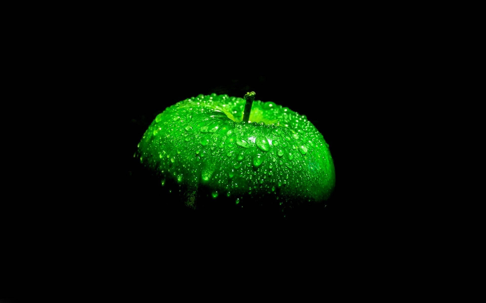 Cool Green Misty Apple Wallpaper