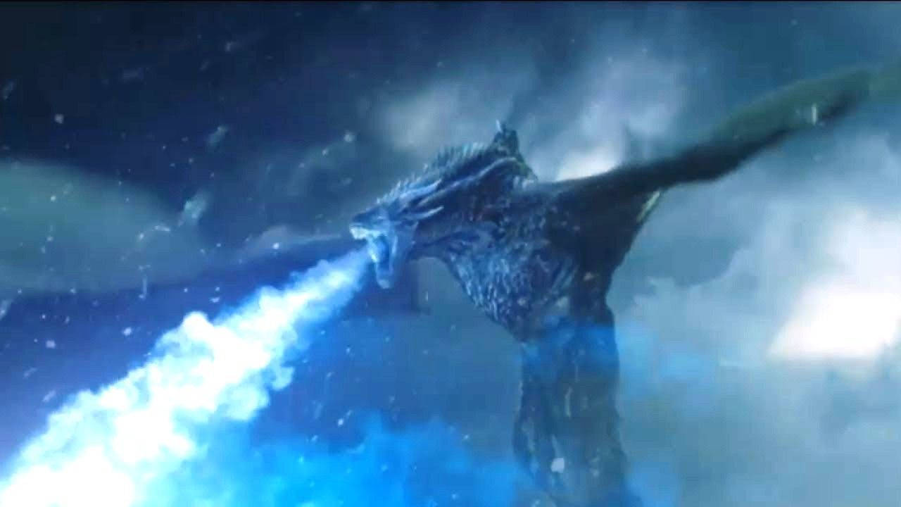 Cool Ice Dragon Of Game Of Thrones Wallpaper
