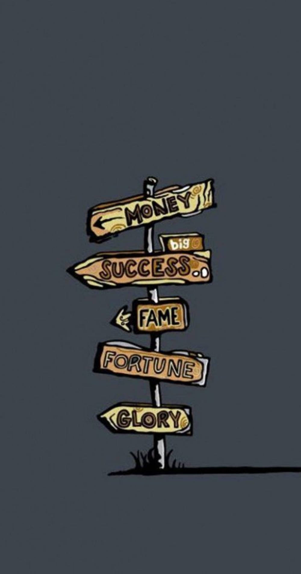 Cool Iphone 11 Motivational Street Sign Wallpaper