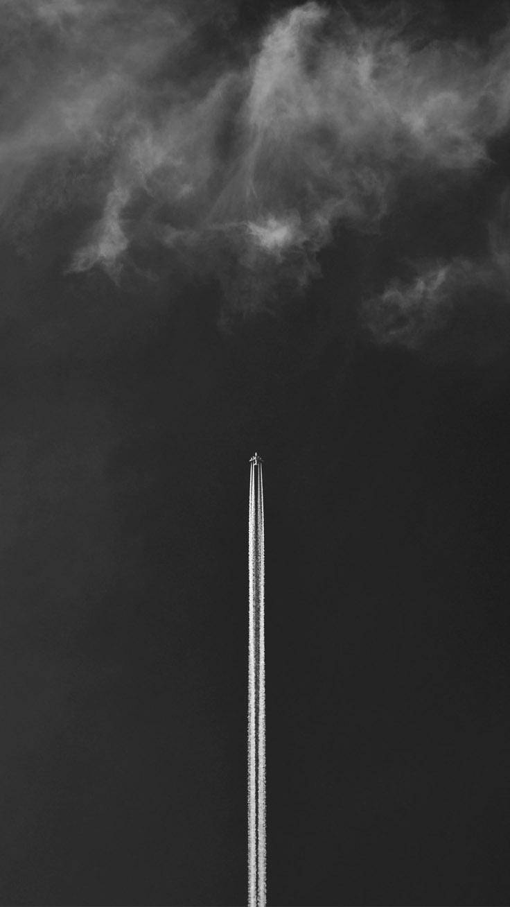 Cool Iphone Xs Max Monochrome Jet Wallpaper