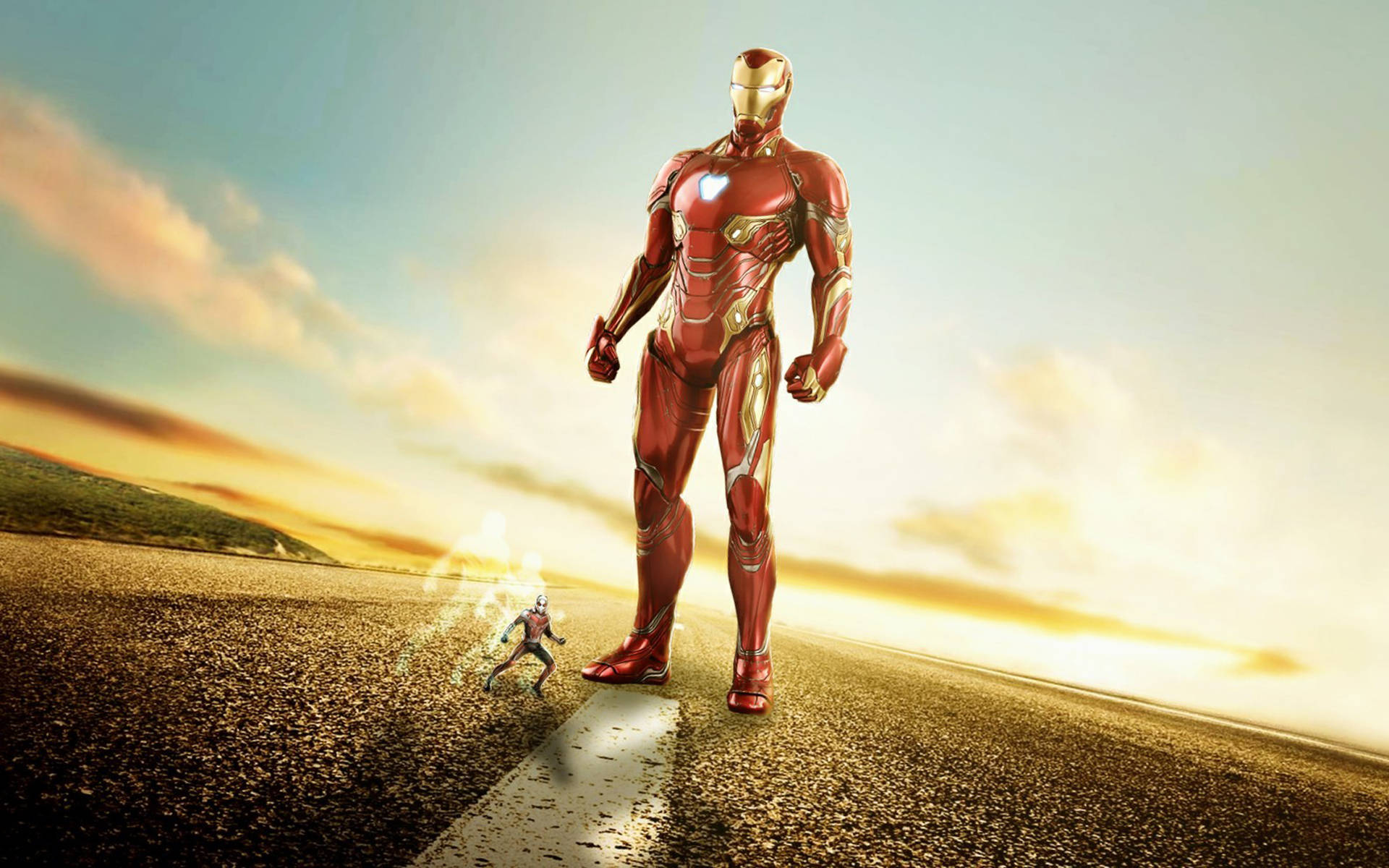Cool Iron Man And Ant-man Wallpaper