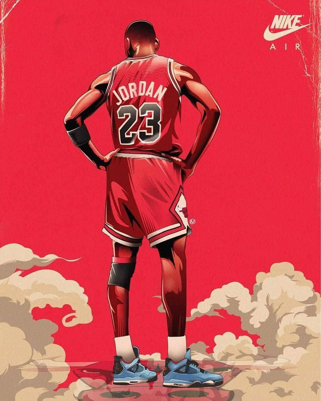 Cool Nike Air Michael Jordan Art Wallpaper