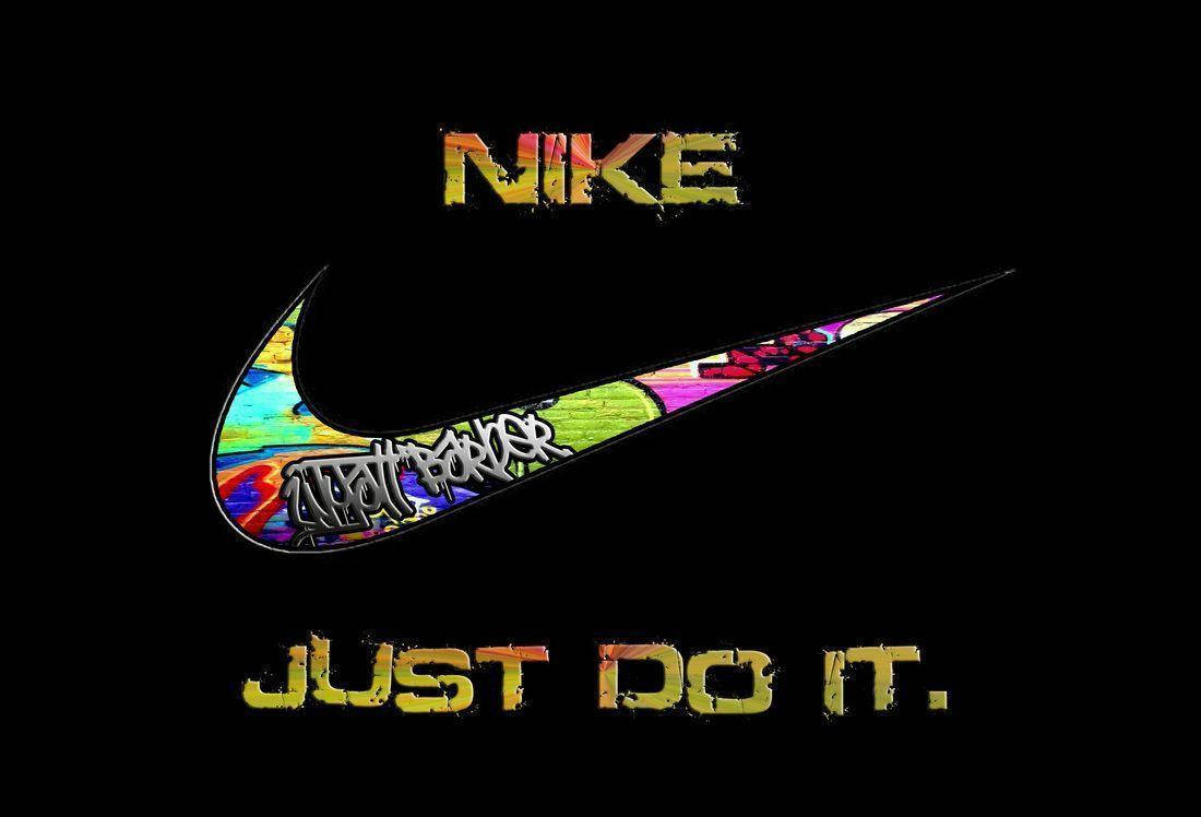 Cool Nike Graffiti Logo Wallpaper