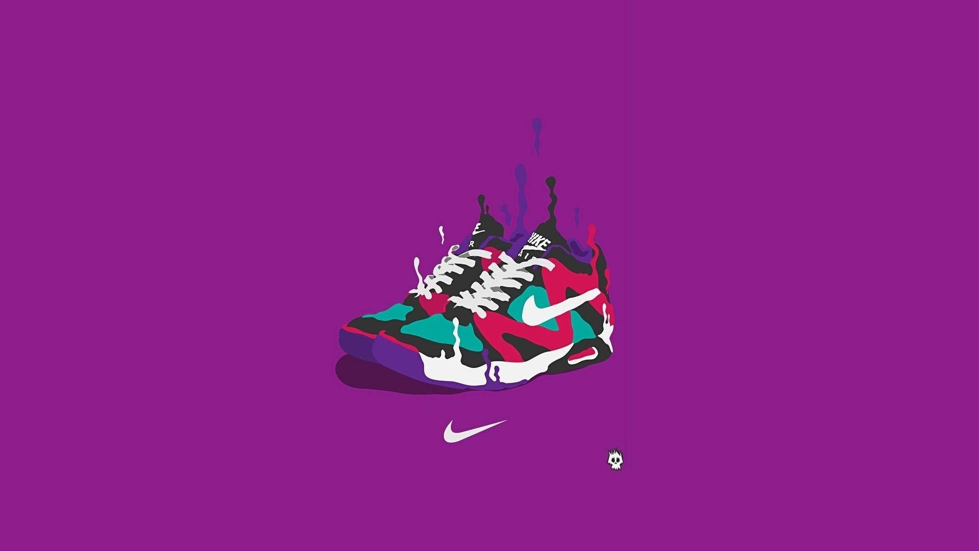 Cool Nike Shoes Digital Art Wallpaper
