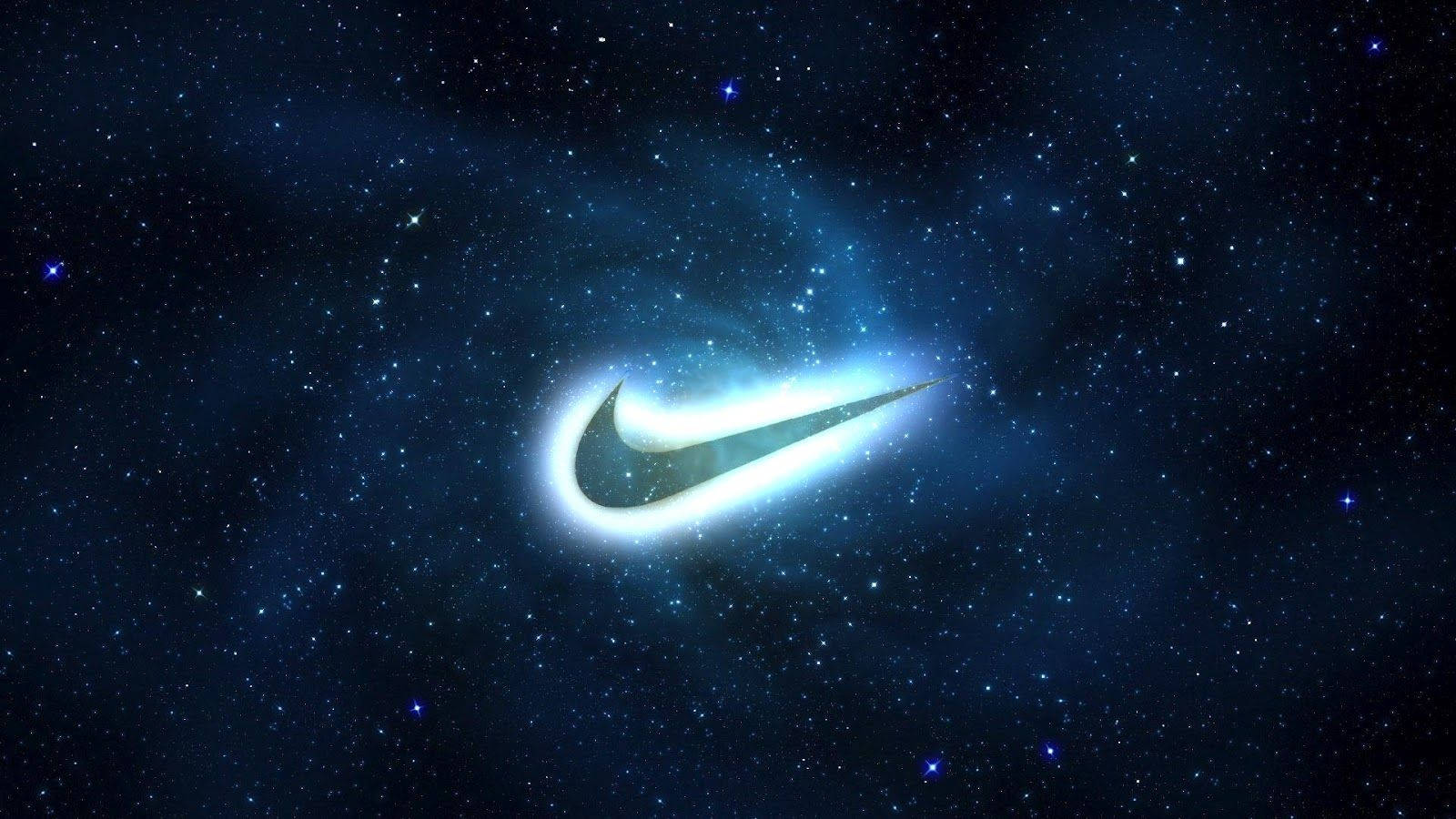Cool Nike Trademark In Space Wallpaper