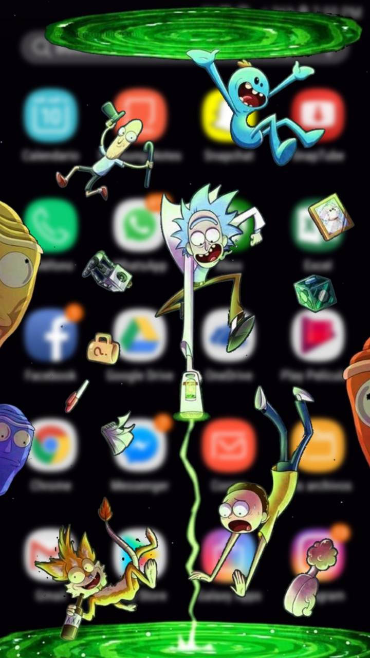 Cool Rick And Morty Screen Saver Wallpaper
