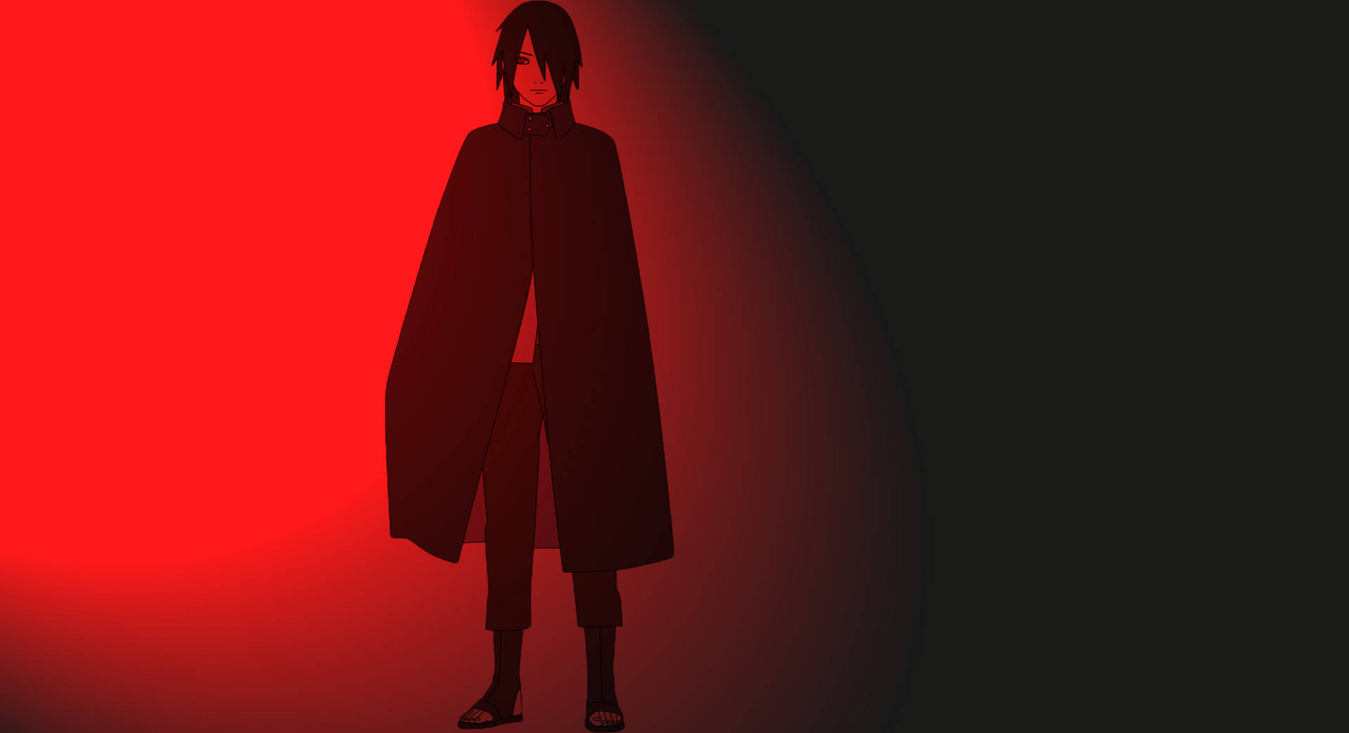 Cool Sasuke Red Light Wallpaper