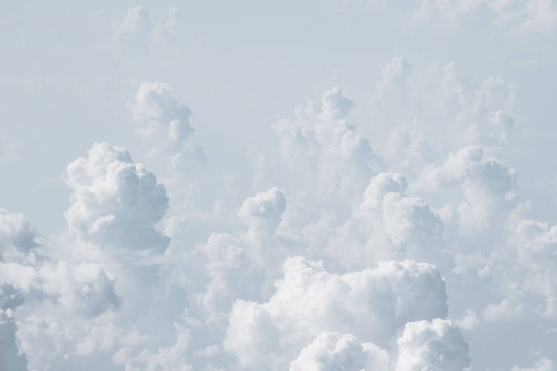 Cool White Clouds Wallpaper