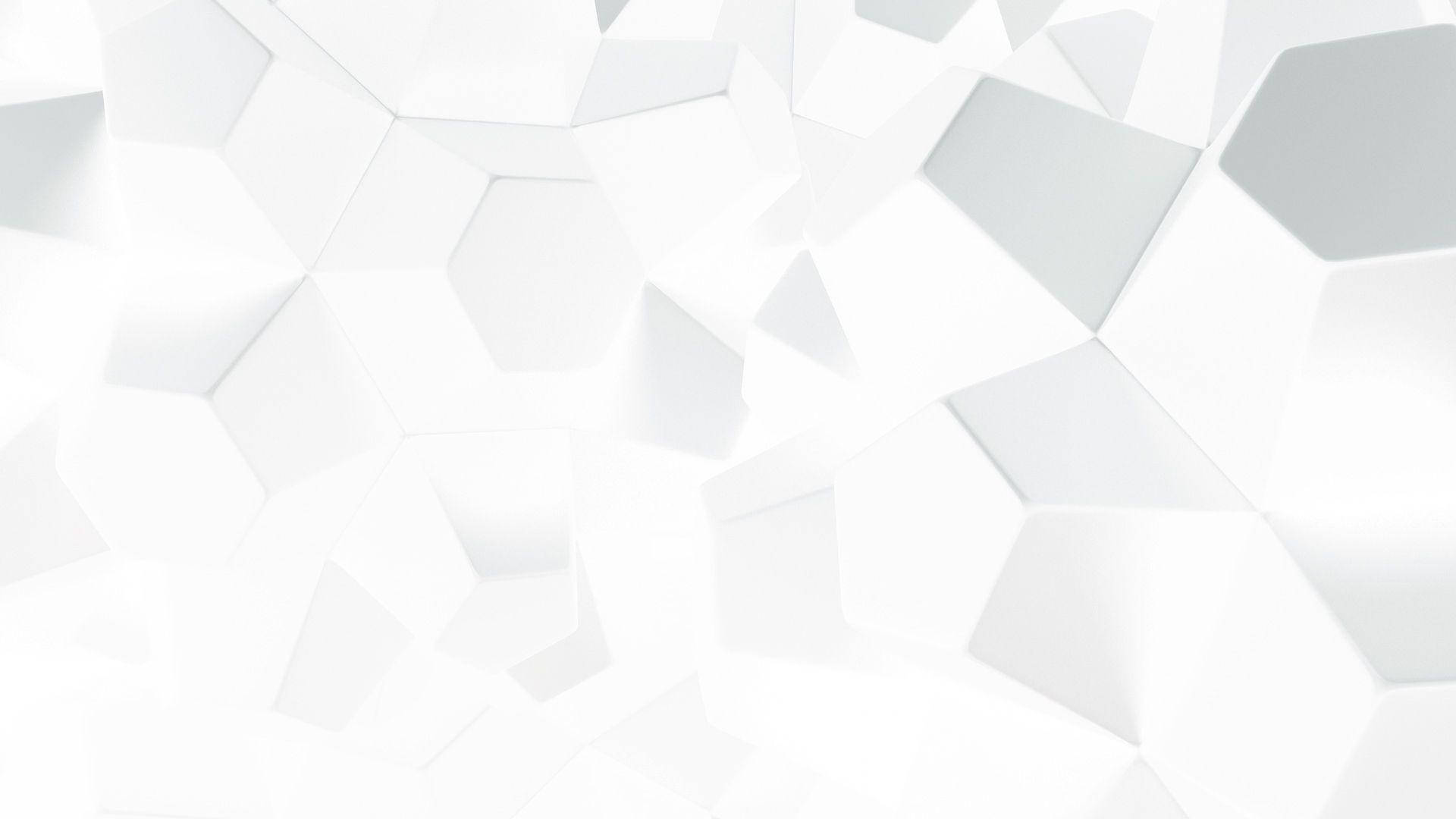 Cool White Geometric Panes Wallpaper