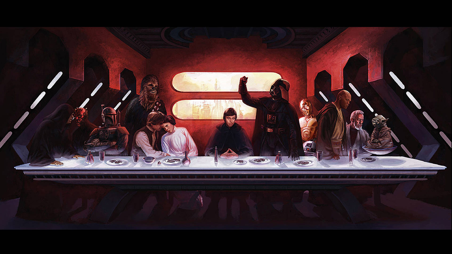 Cools Star Wars Meeting Wallpaper