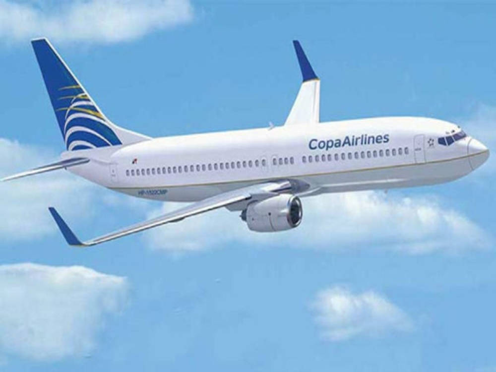 Copa Airlines Plane Flying Sideways Wallpaper