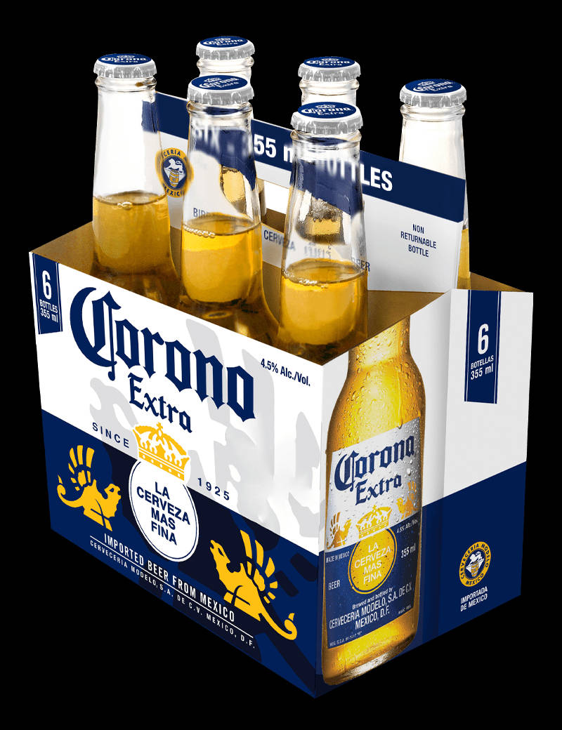 Corona Extra 6 Bottles Box Wallpaper