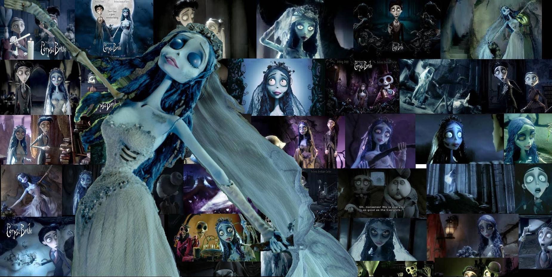 Corpse Bride Emily's Montage Wallpaper