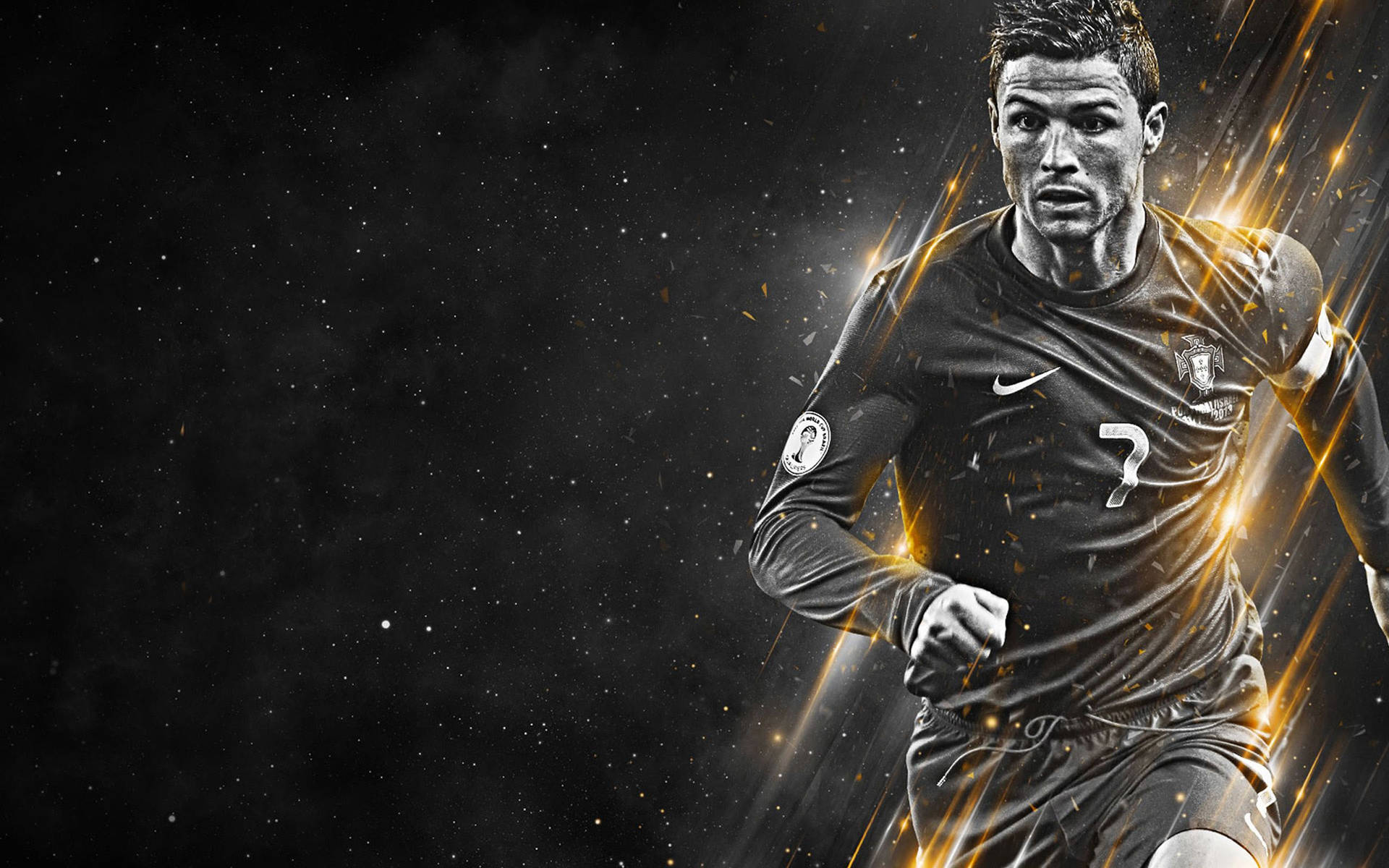 Cr7 Light Sparks Wallpaper