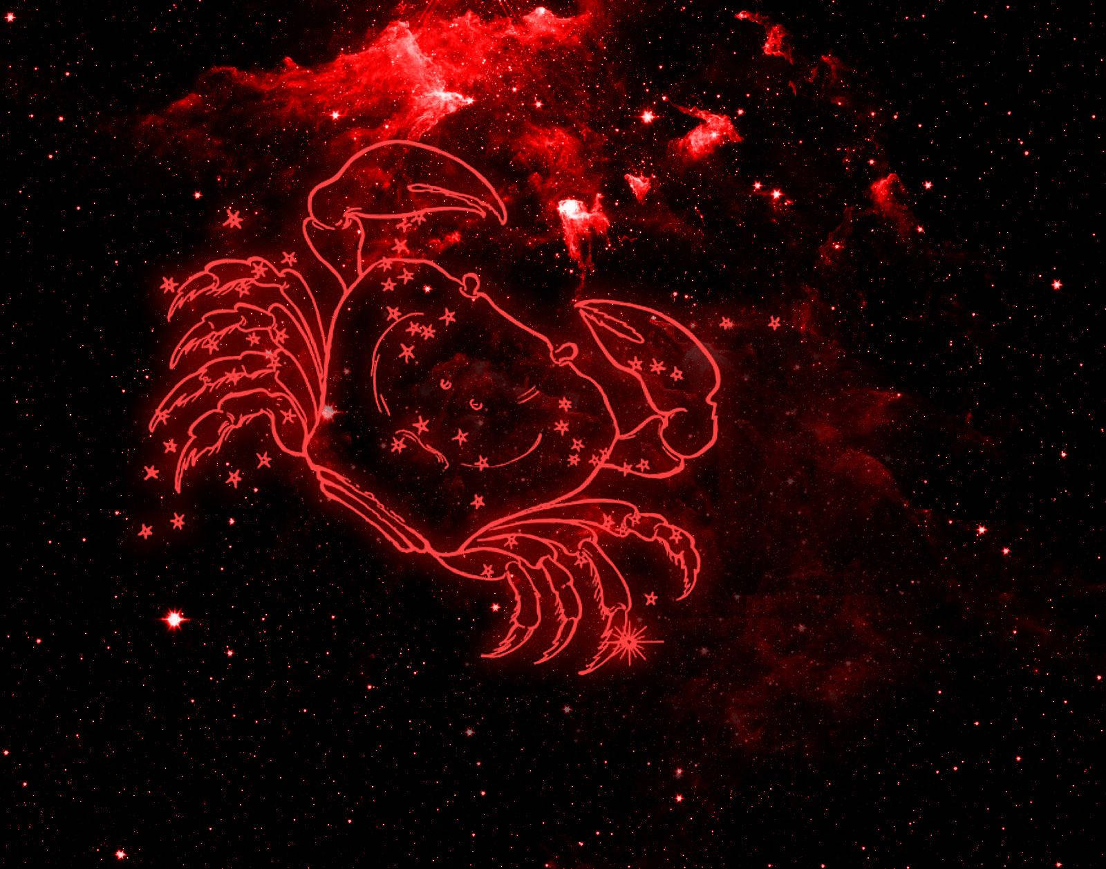 Crab Constellation As Cancer Symbol Wallpaper