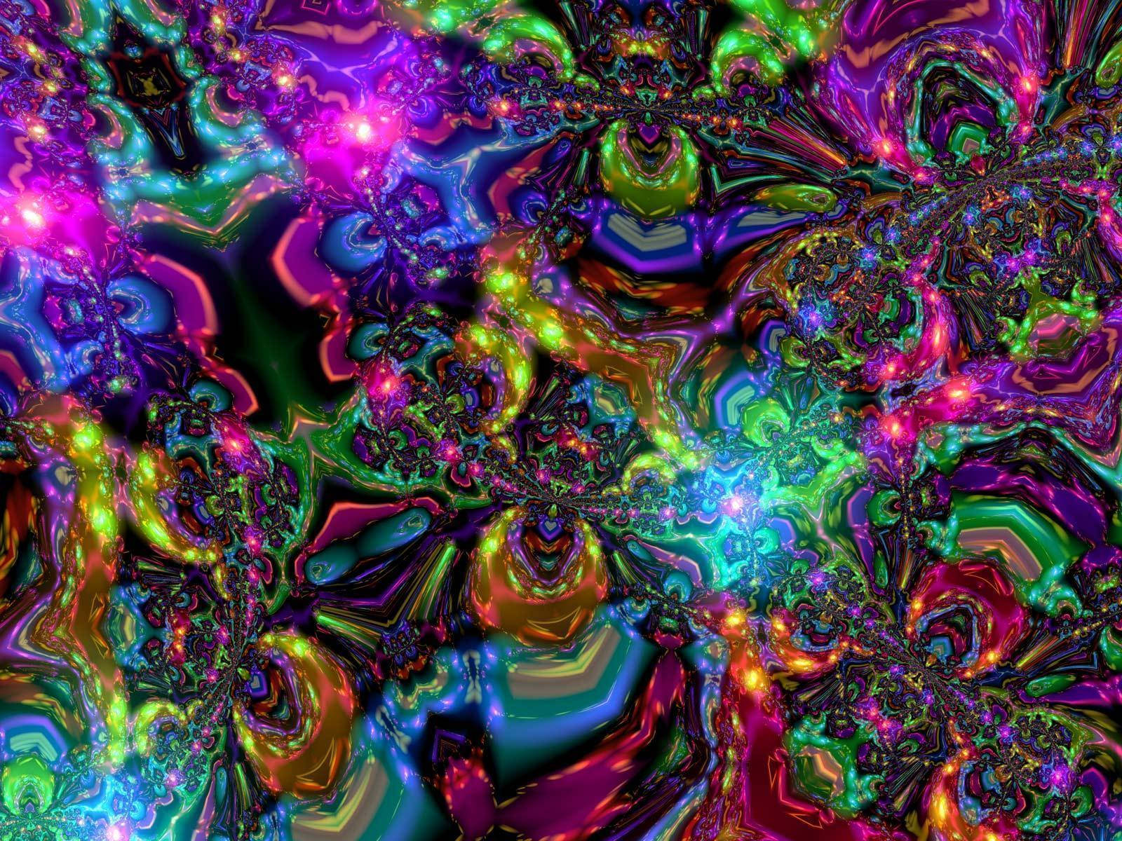 Crazy Psychedelic Graphic Wallpaper