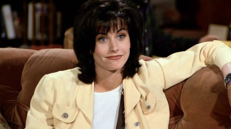 Cream Jacket Courteney Cox Wallpaper