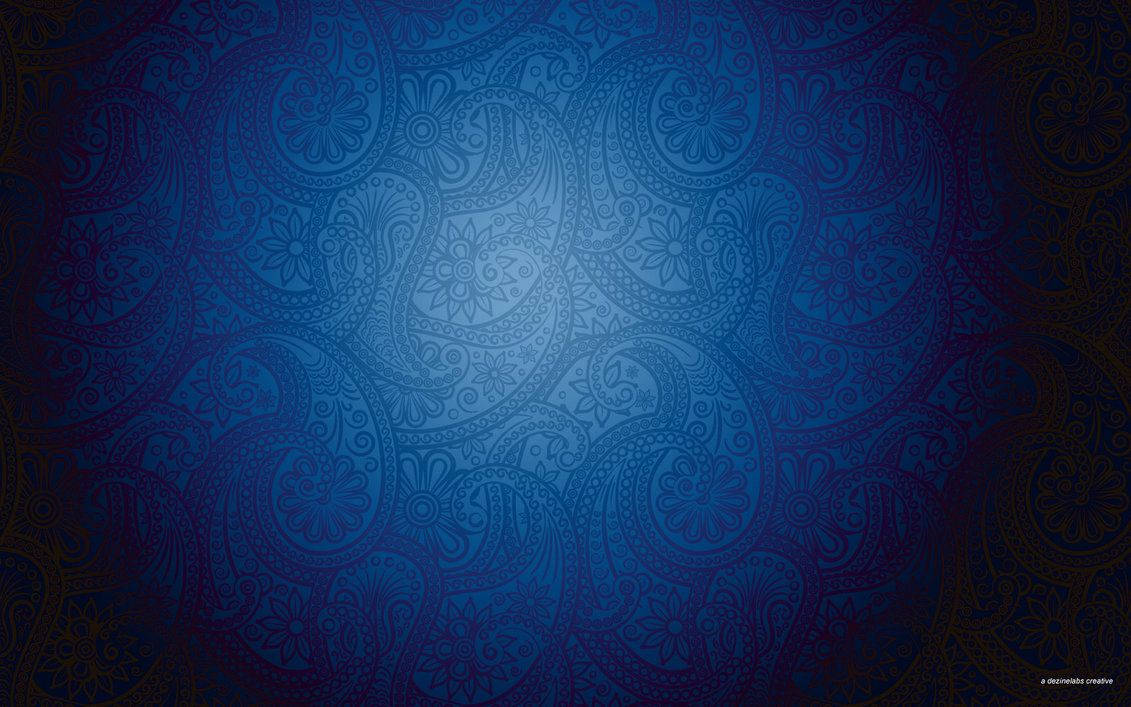 Creative Blue Abstract Art Wallpaper