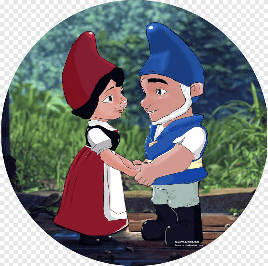 Creative Gnomeo And Juliet Illustration Wallpaper