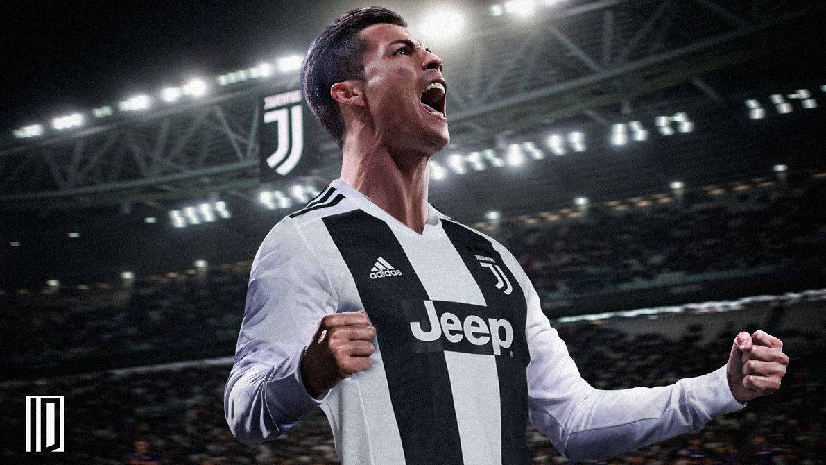 Cristiano Ronaldo Celebrating Win Wallpaper