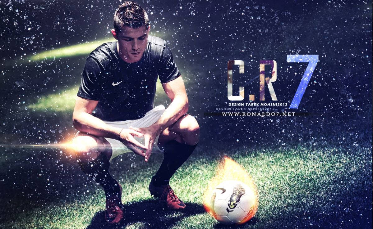 Cristiano Ronaldo Concentration Artwork Wallpaper