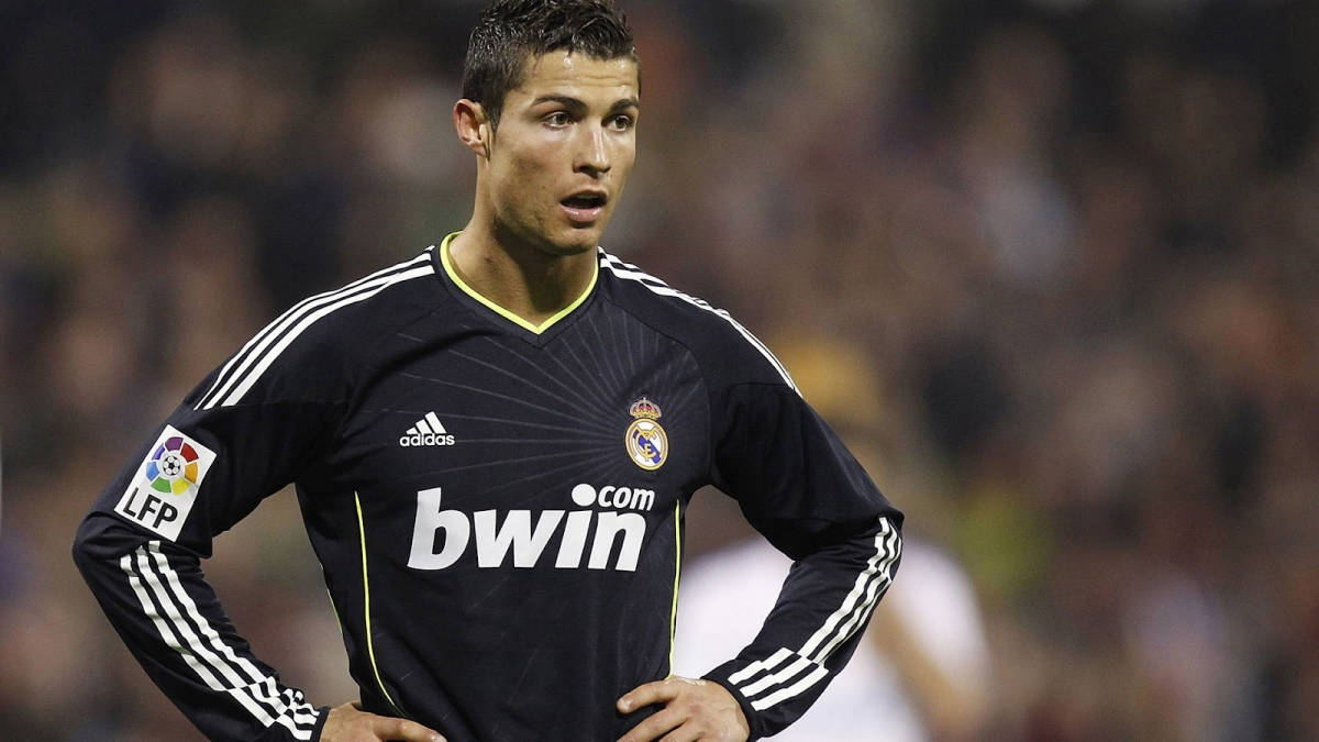 Cristiano Ronaldo In Bwin Uniform Wallpaper