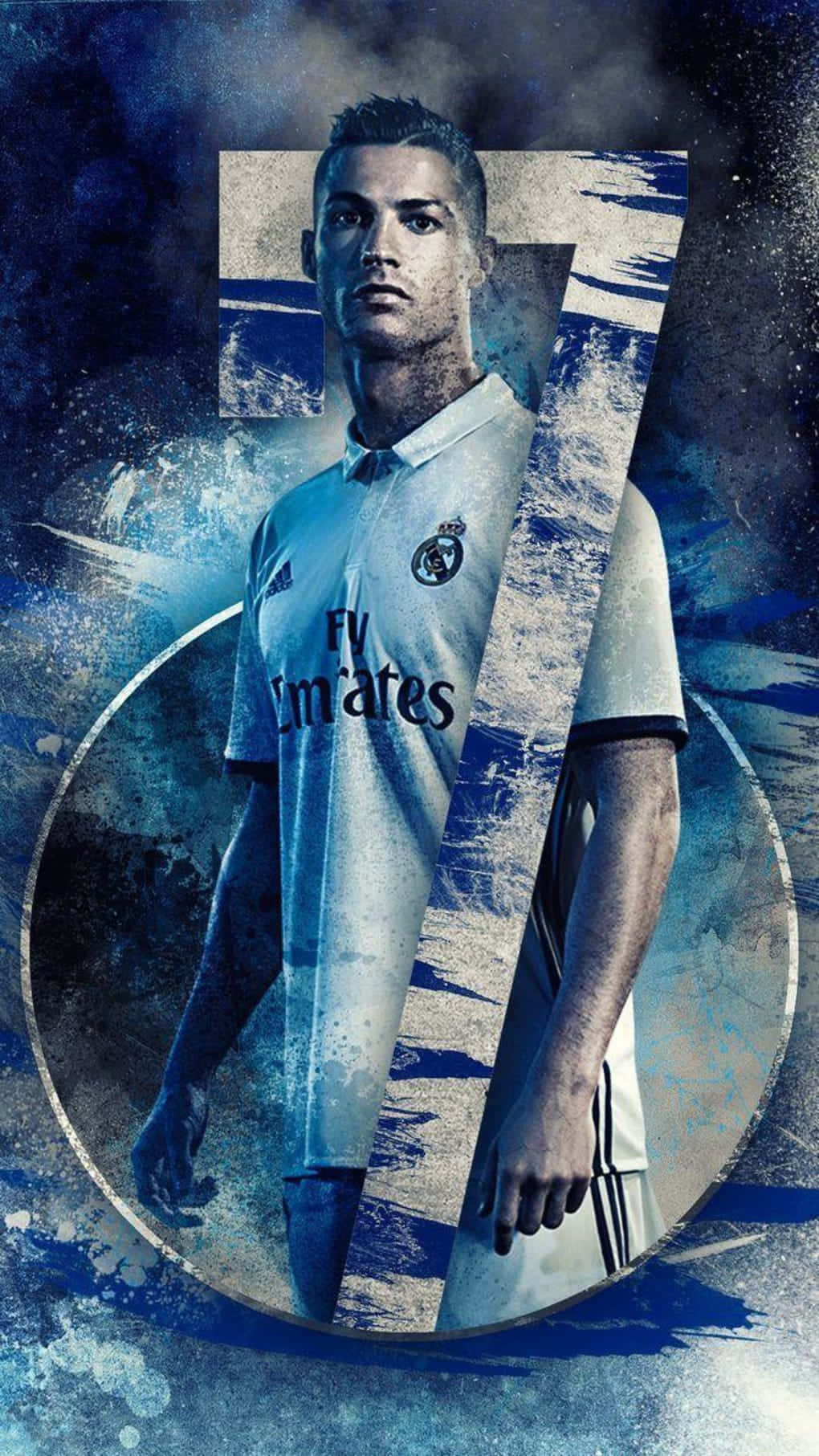 Cristiano Ronaldo Real Madrid Artwork Wallpaper