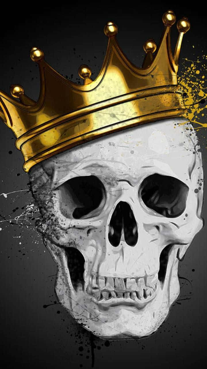 Crown Skull Head Wallpaper