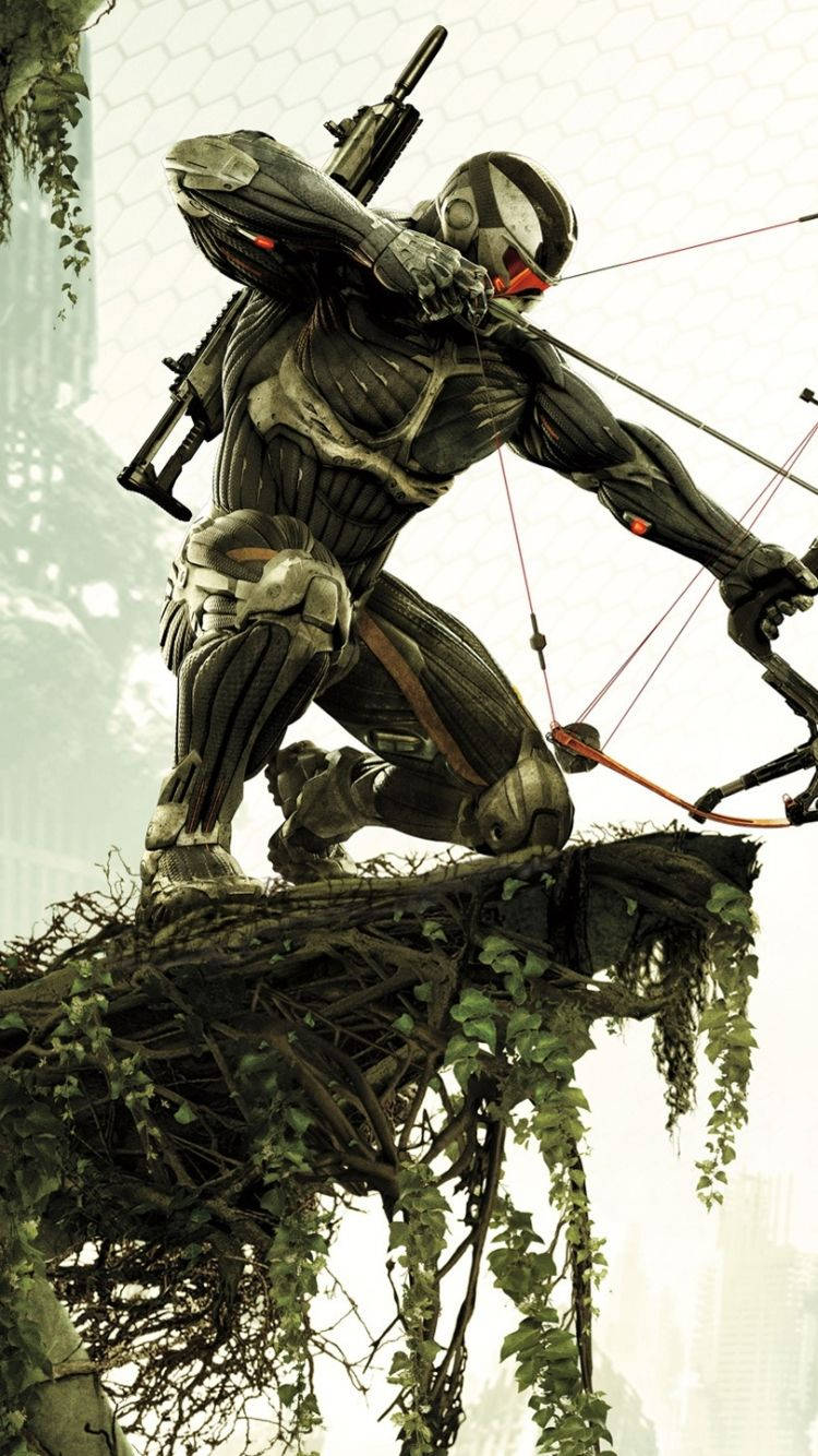 Crysis 3 Prophet Drawing Bow Wallpaper