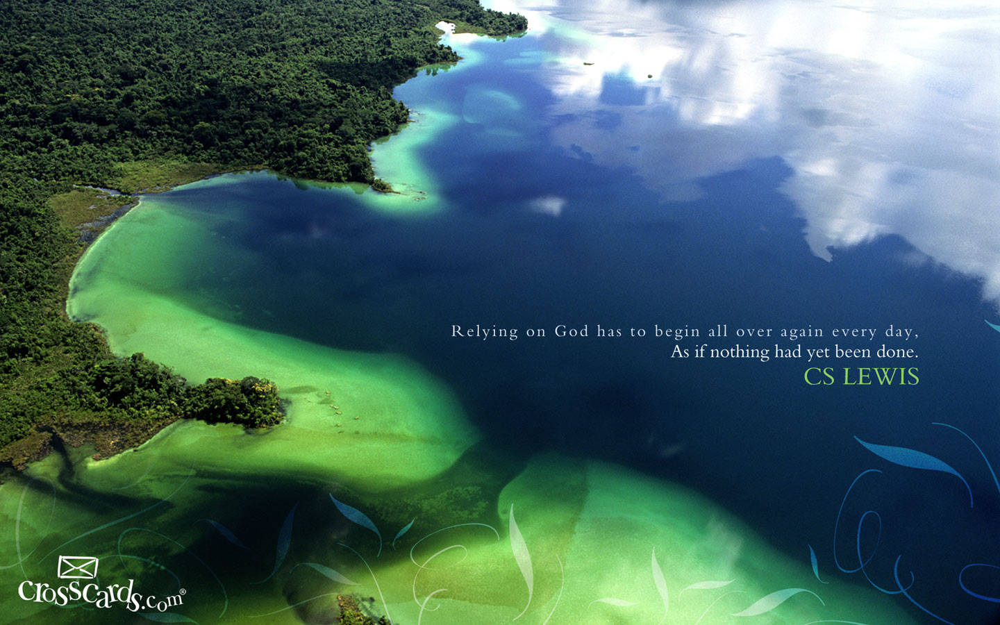 Cs Lewis Honoring Christian God Quotes Wallpaper