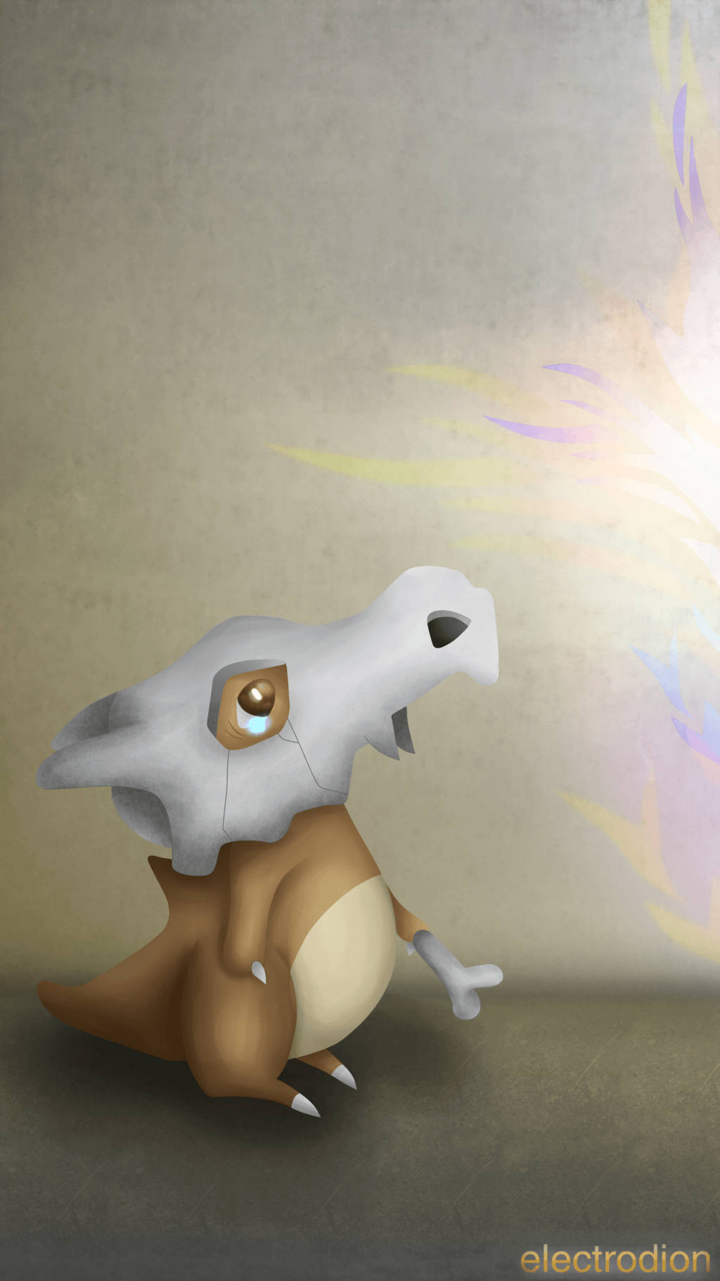 Cubone Looking Up Wallpaper