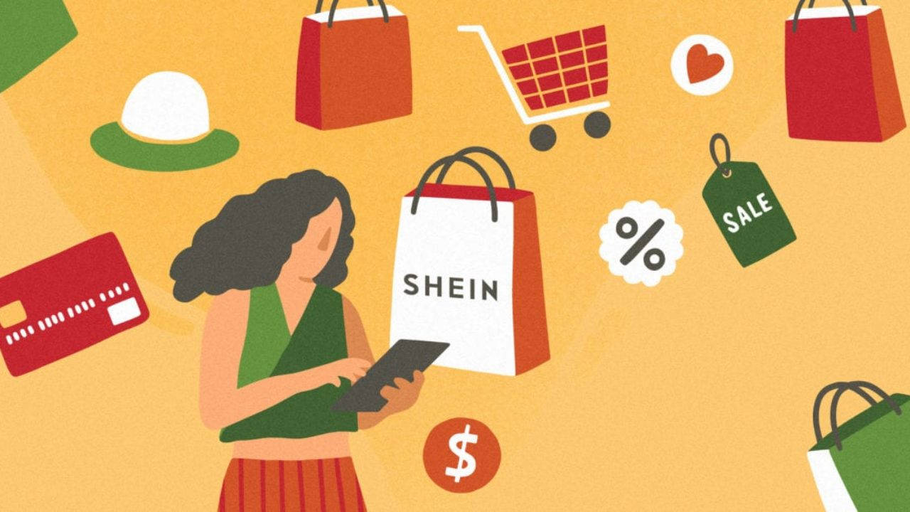 Customer Buying From Shein Artwork Wallpaper