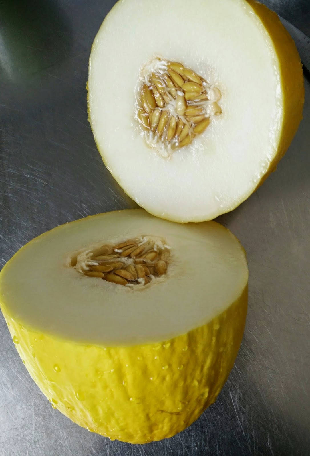 Cut In Half Canary Melon Wallpaper