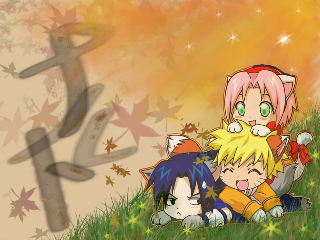 Cute Baby Anime Character Wallpaper