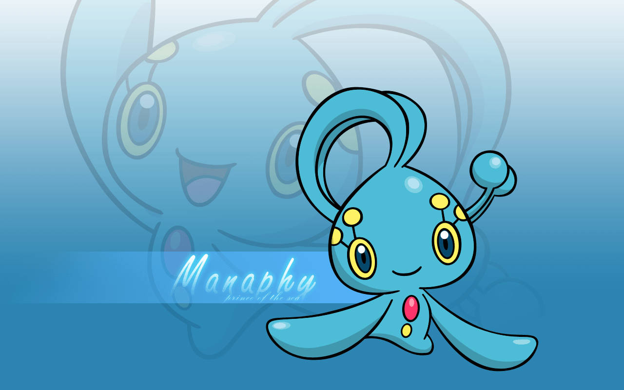 Cute Blue Manaphy Wallpaper