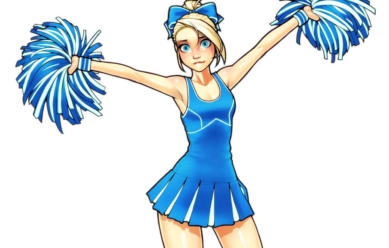 Cute Cheerleader Fanart Wallpaper