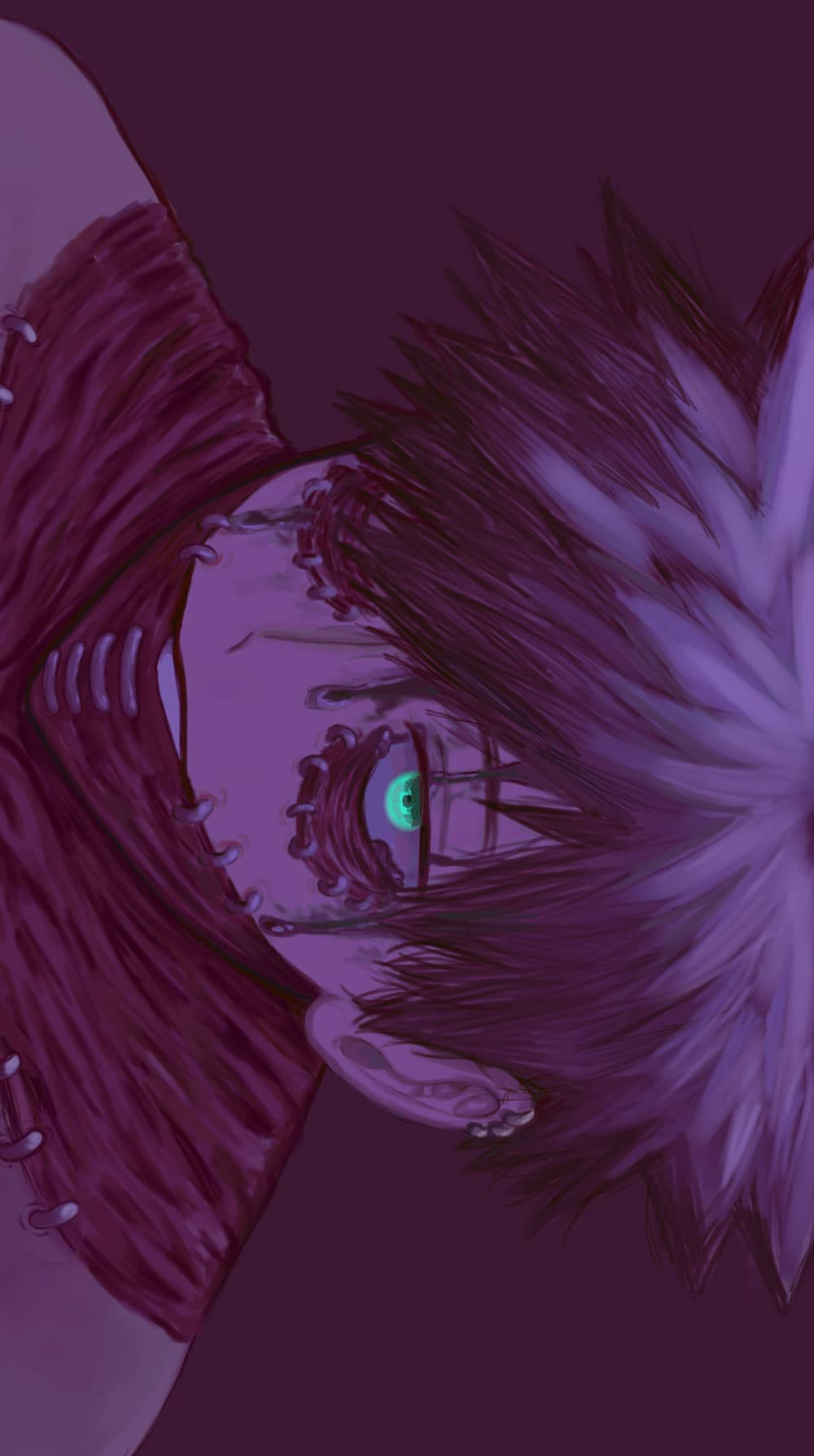 Cute Dabi Cyan Eye Wallpaper